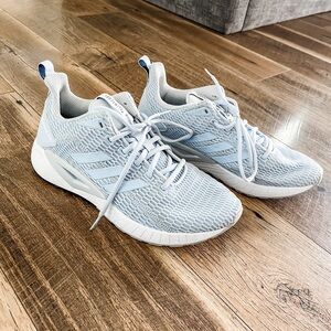 Adidas climacool light blue shoes